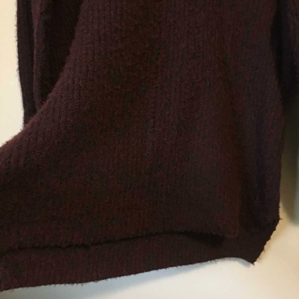 Gentle Fawn Hartley Textured Knit Sweater | Merlot Burgundy | Size Small - Picture 7 of 16
